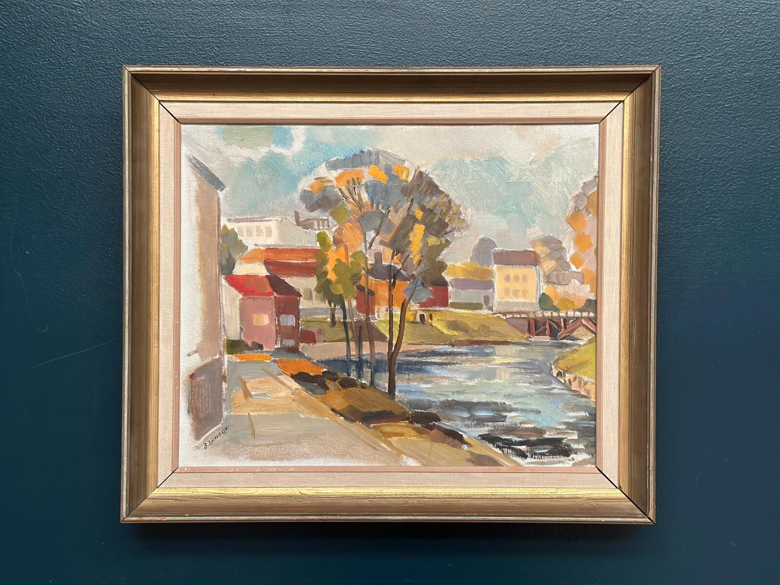 “Riverside Village” by B. Lundqvist