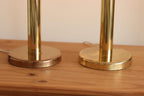 Pair of  Vintage Large Brass Table Lamps