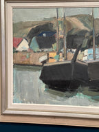 “Fishing Boats in the Harbour” by Carl Berndtsson