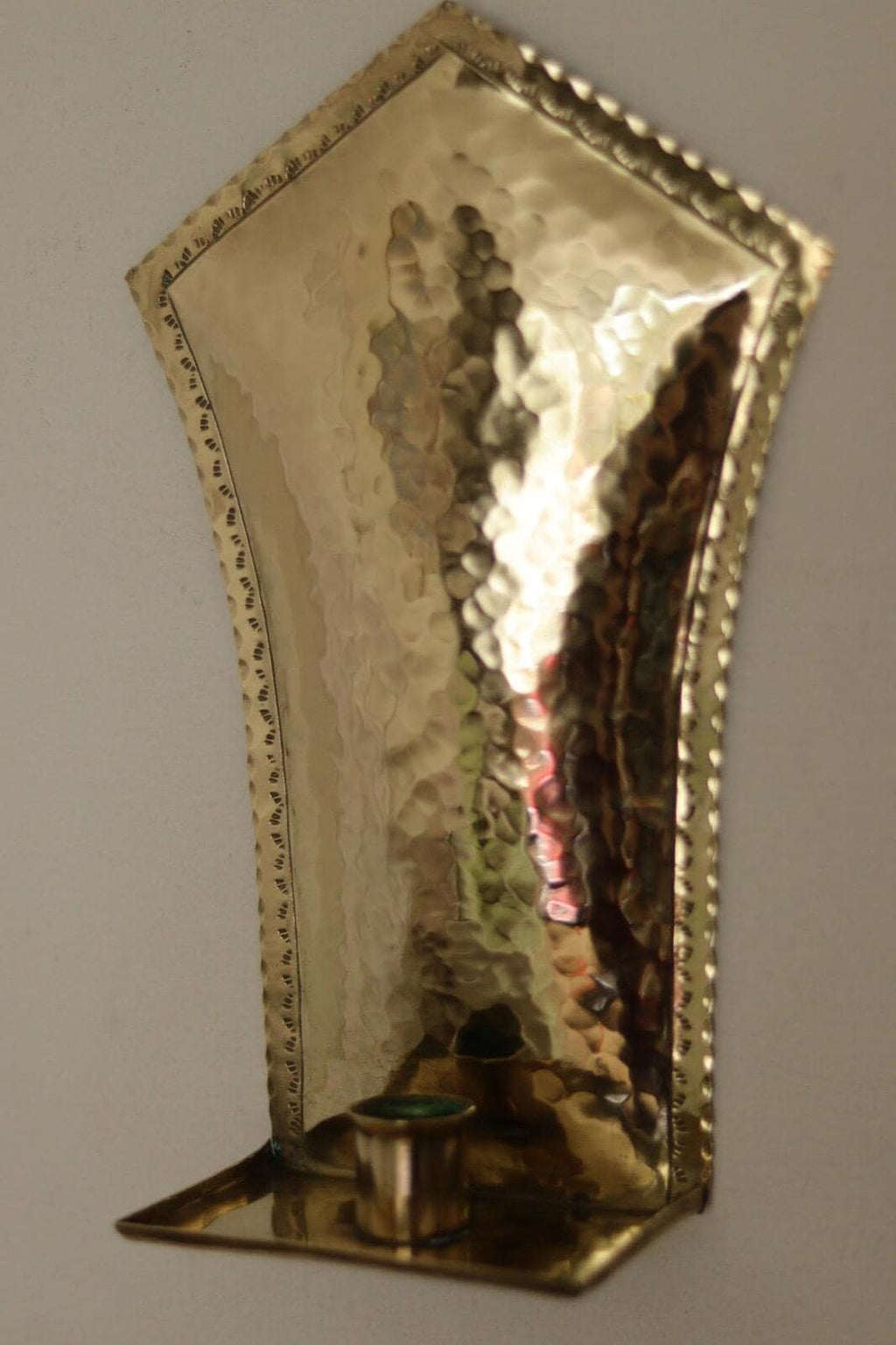 Pair Of Mid Century Swedish Brass Sconces