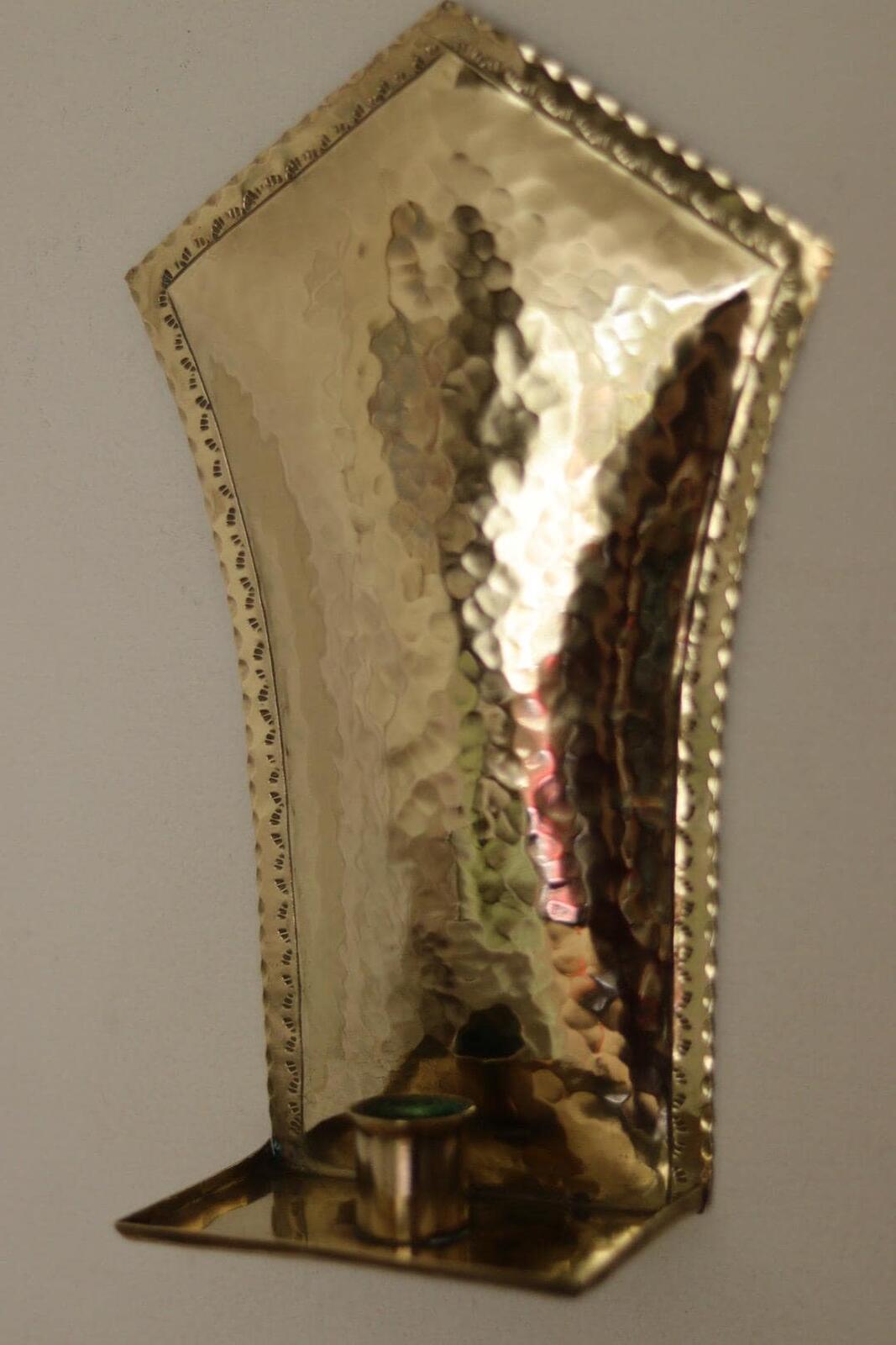 Pair Of Mid Century Swedish Brass Sconces