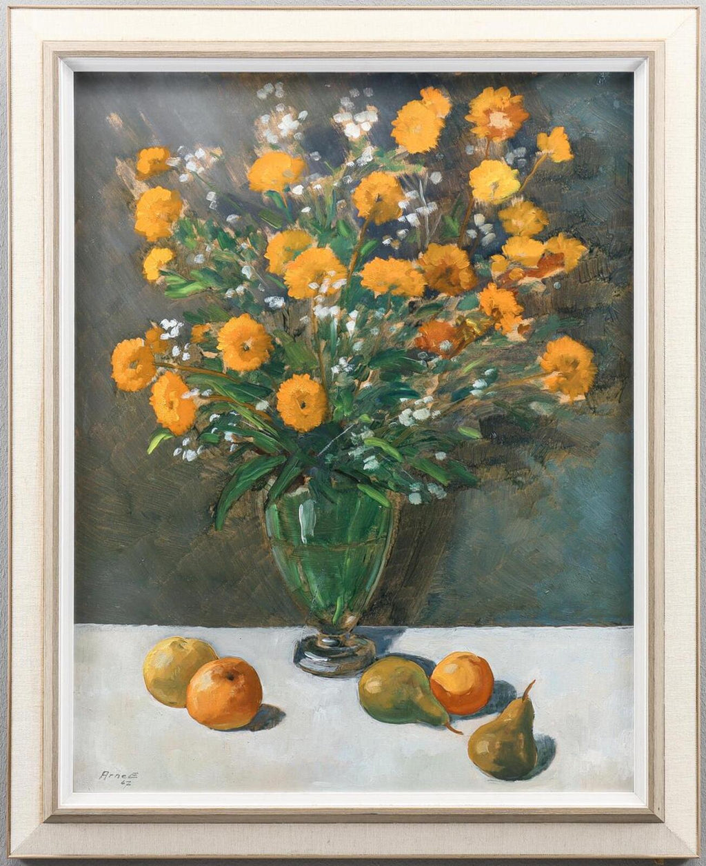 “Floral Still Life” by Arne Ericson – Dated 1967