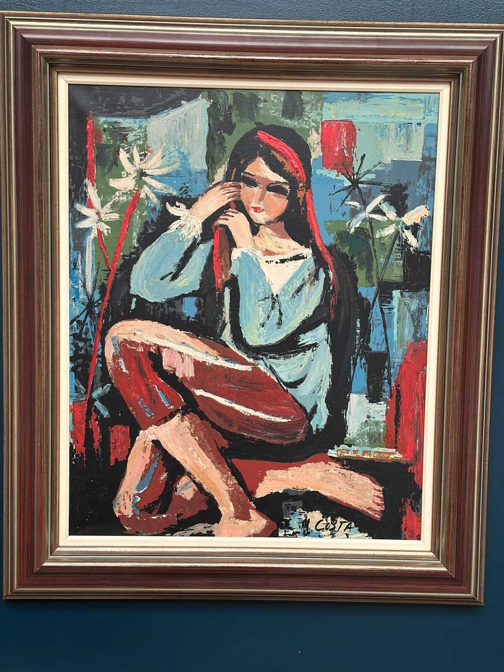 “Portrait of a Young Lady” by M. Costa