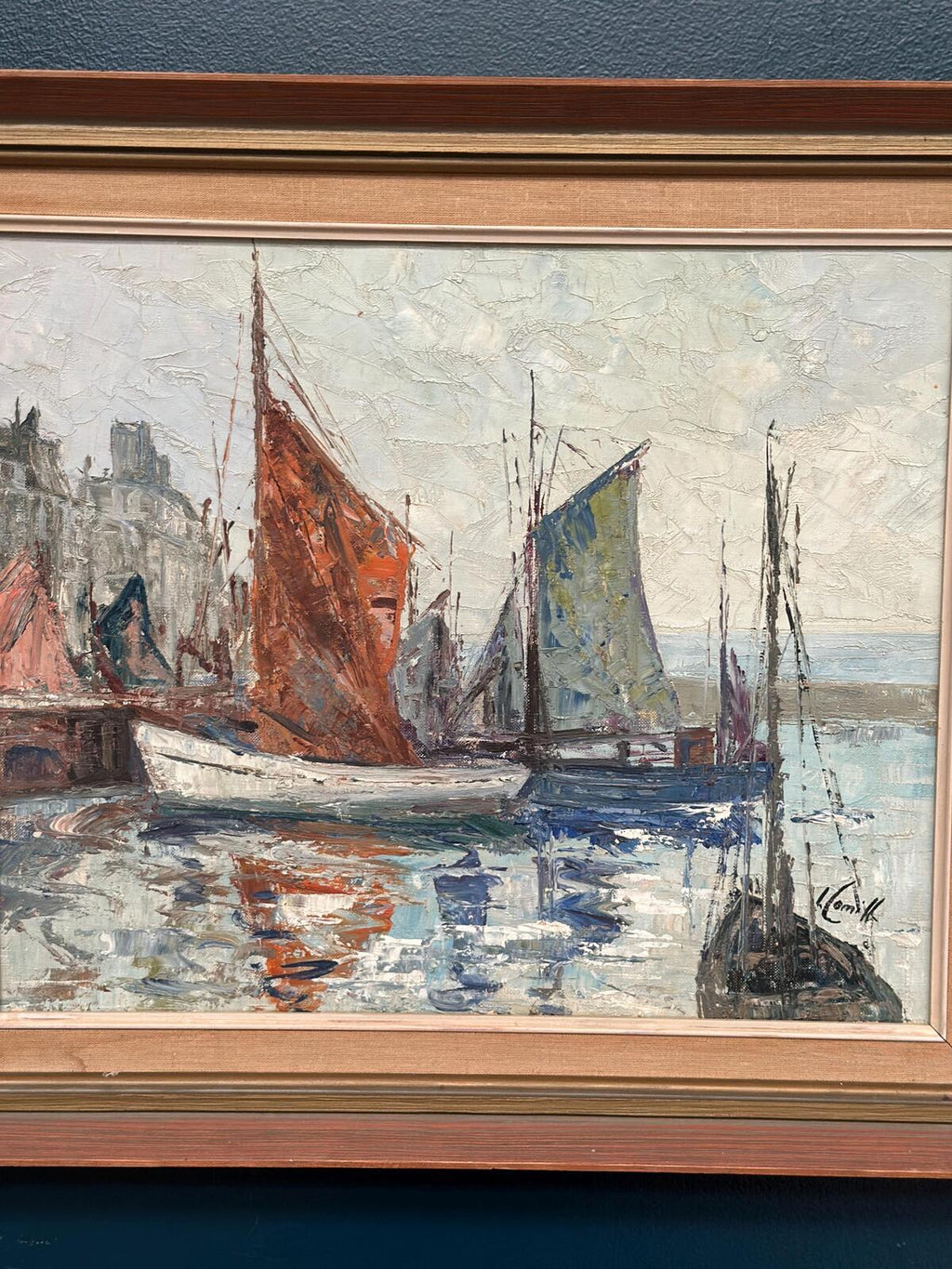 “Boats in Harbour” by Inge Camill