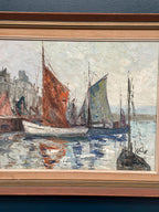 “Boats in Harbour” by Inge Camill