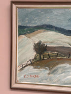 “Winter Landscape, Österlen” by E. O. Jonza