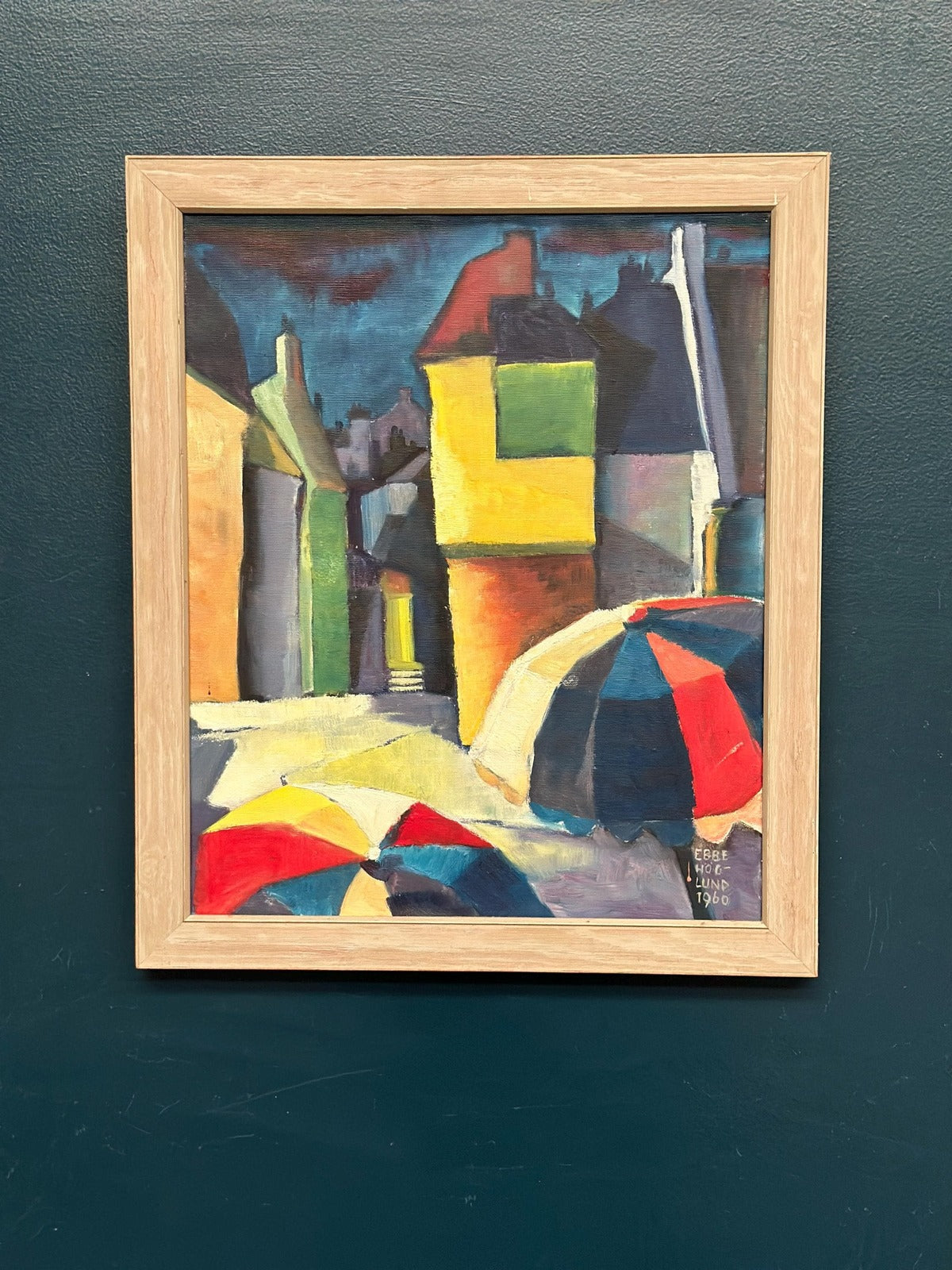 “Cityscape with House Facades” by Ebbe Höglund
