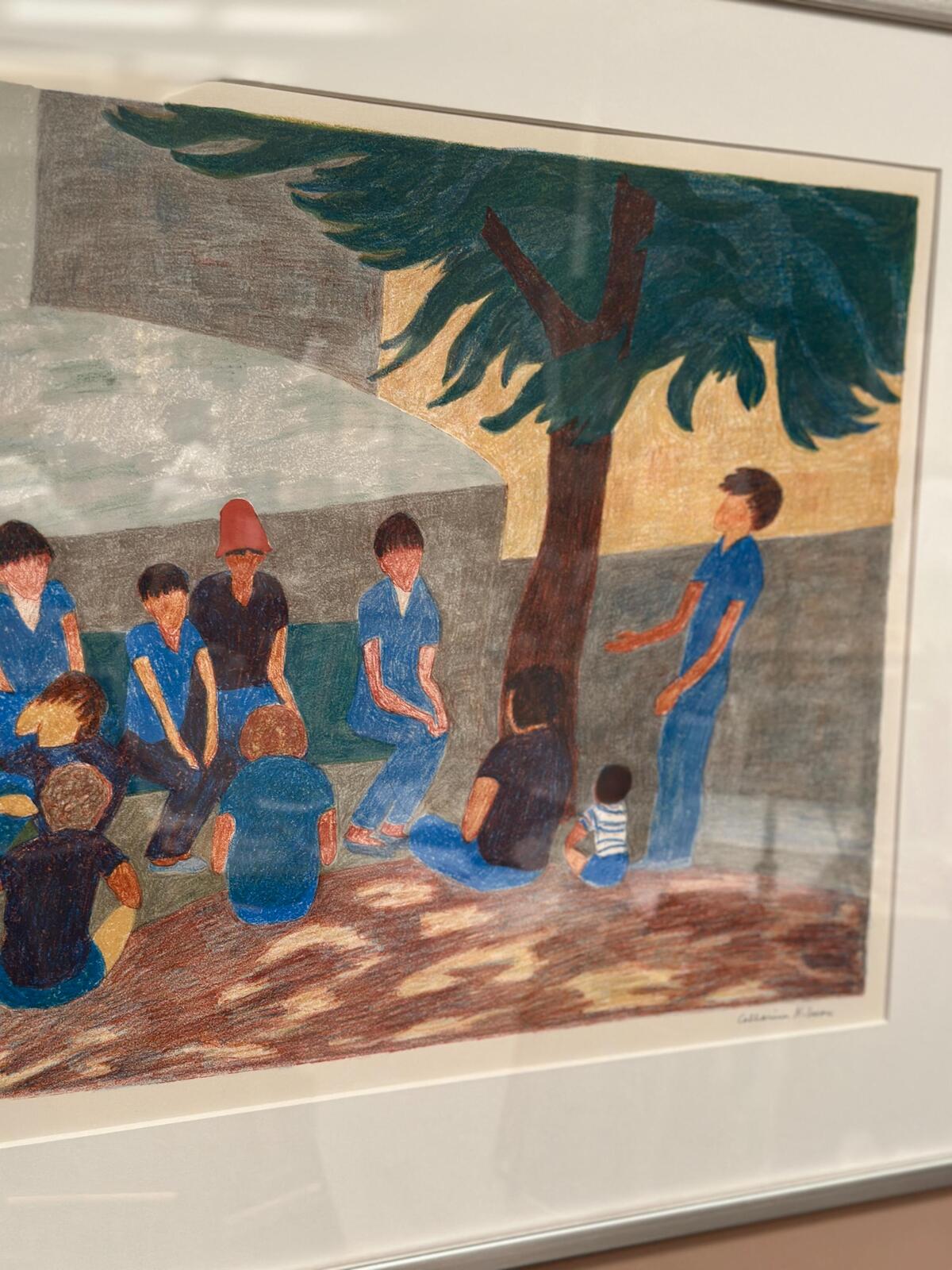 “Gathering Under Tree” by Catharina Nilsson