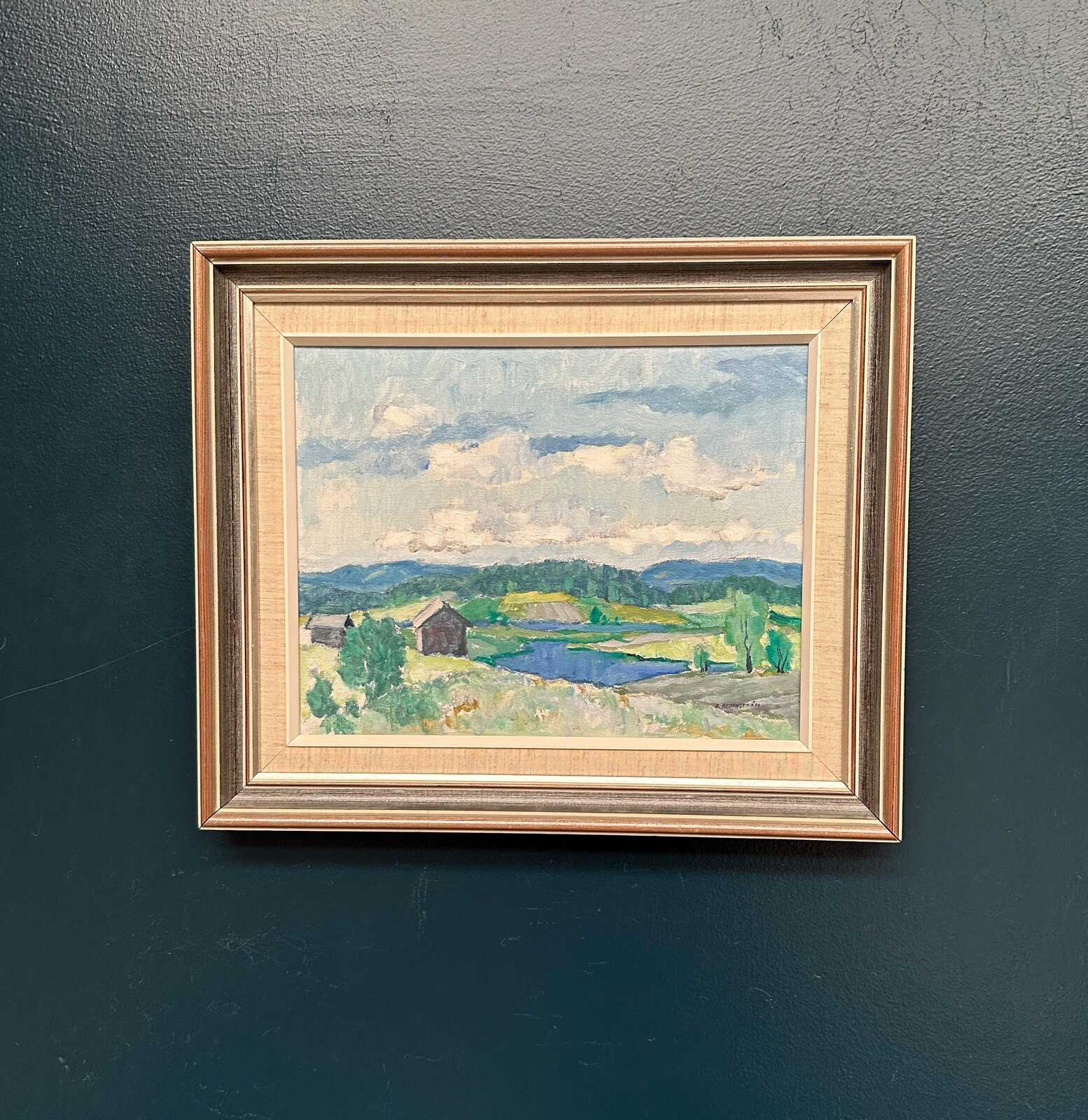“Landscape” by Evald Hedenström (1909–1997)