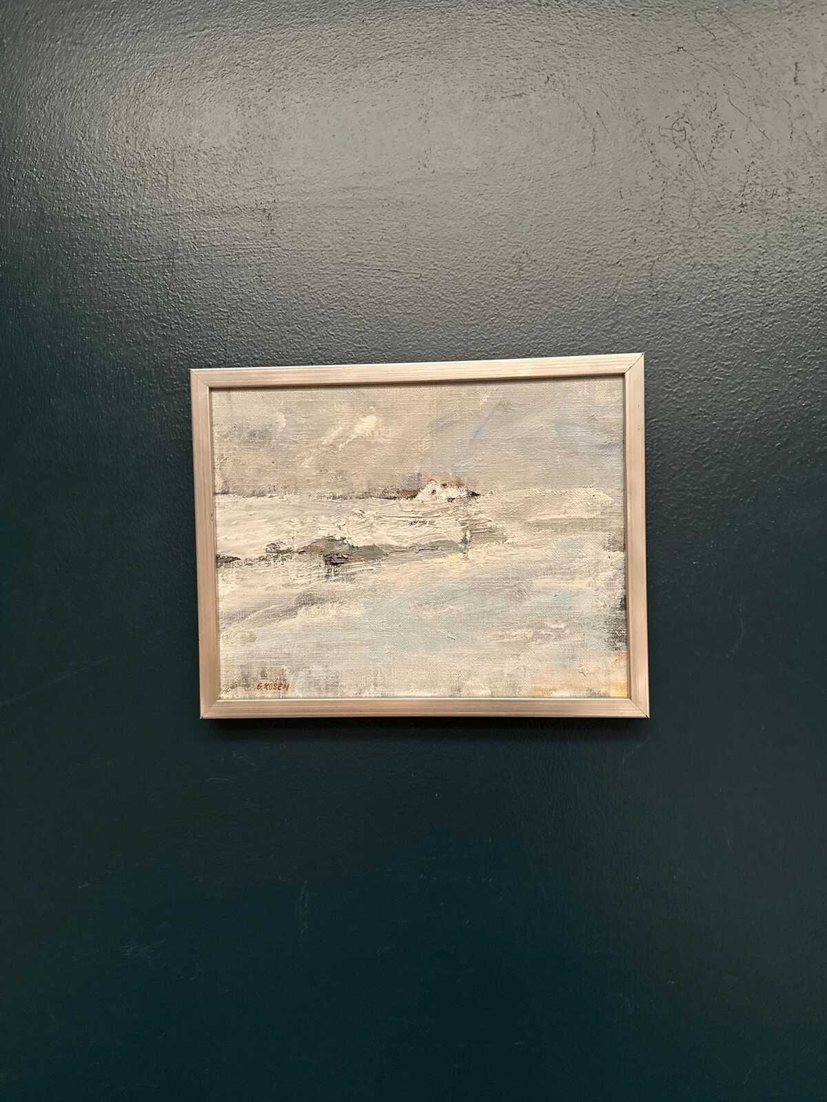 “Sea Motif with House” by G. Rosén