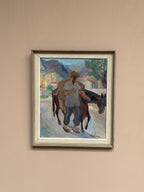 “Man with Horse” by Pelle Johanson