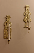 Pair of Mid-Century Brass Danish Sconces