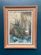 “Still Life with Glass Bottle” by Lars Falk