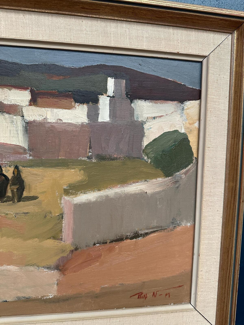 “Southern Village Landscape” by Rolf Norrman (1921–1964)