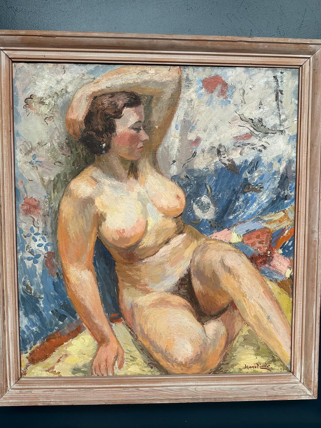 “Nakenstudie” by Hugo Linér (1900–1981)