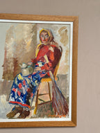 “Woman with Broom and Teapot” by Svan Wallquist
