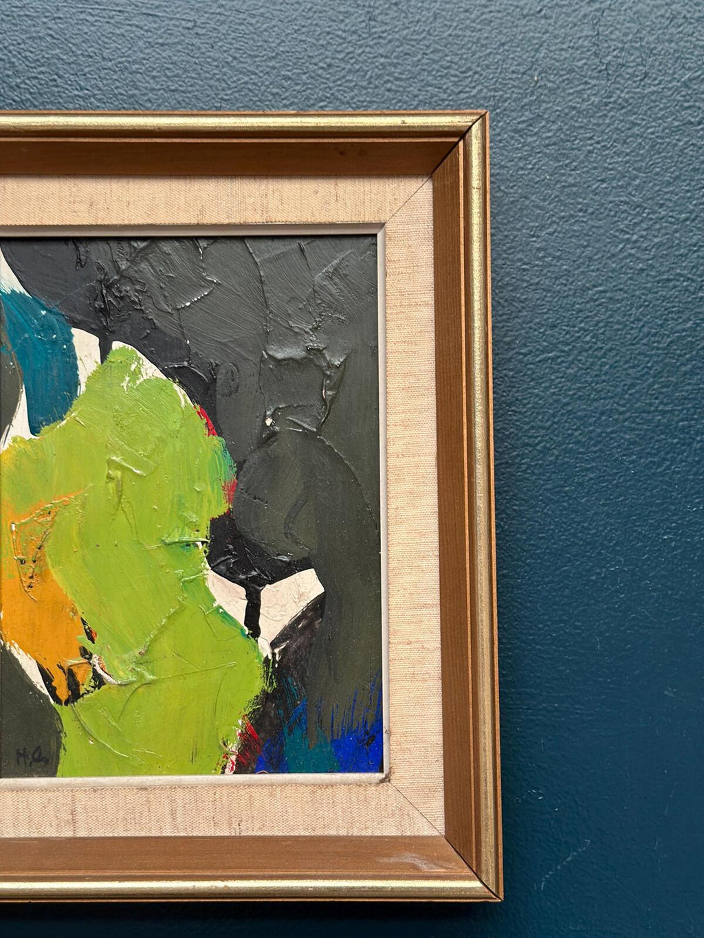 “Abstract in Green” by Hans Oswald