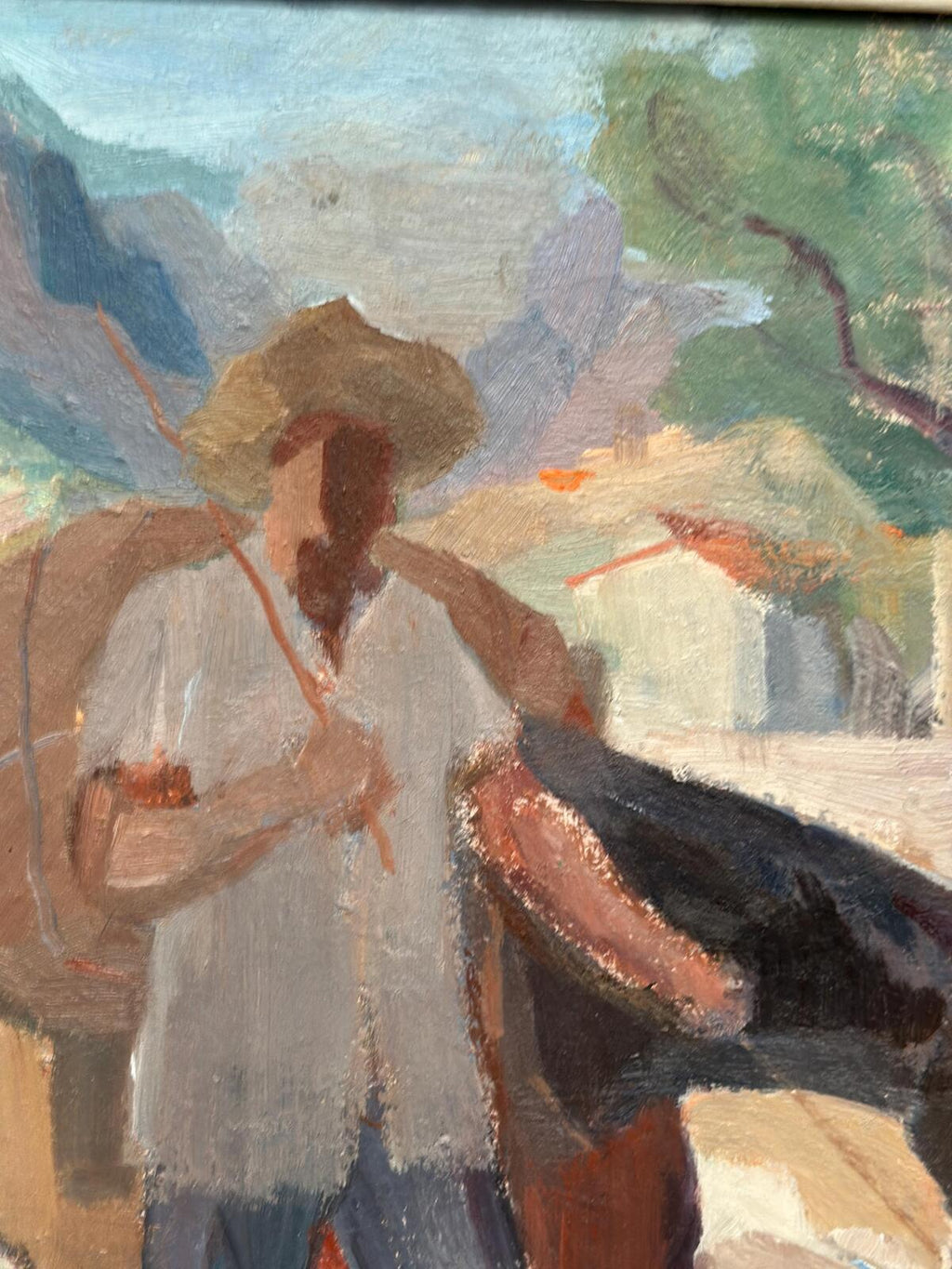 “Man with Horse” by Pelle Johanson