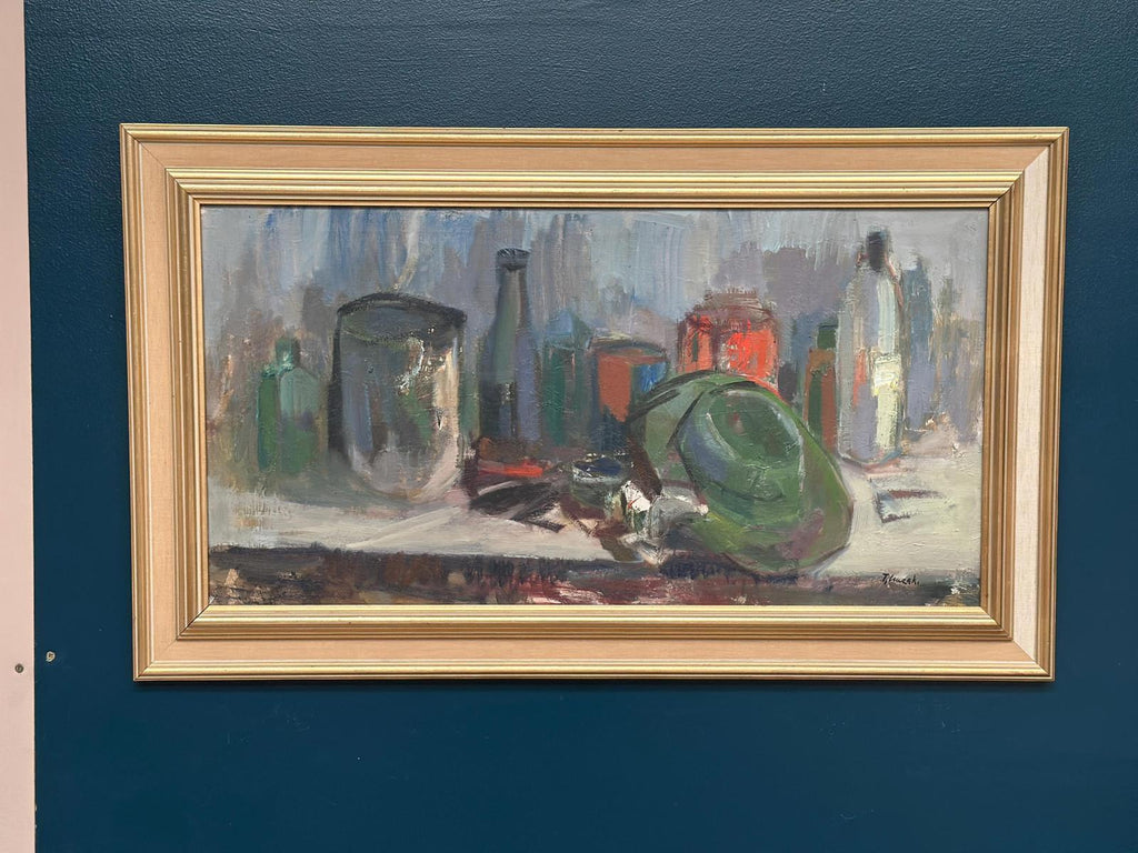 “Hat and Bottles ” by Jerzy Luczak