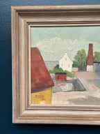 “Barns with Red Chimney” by A Svensson