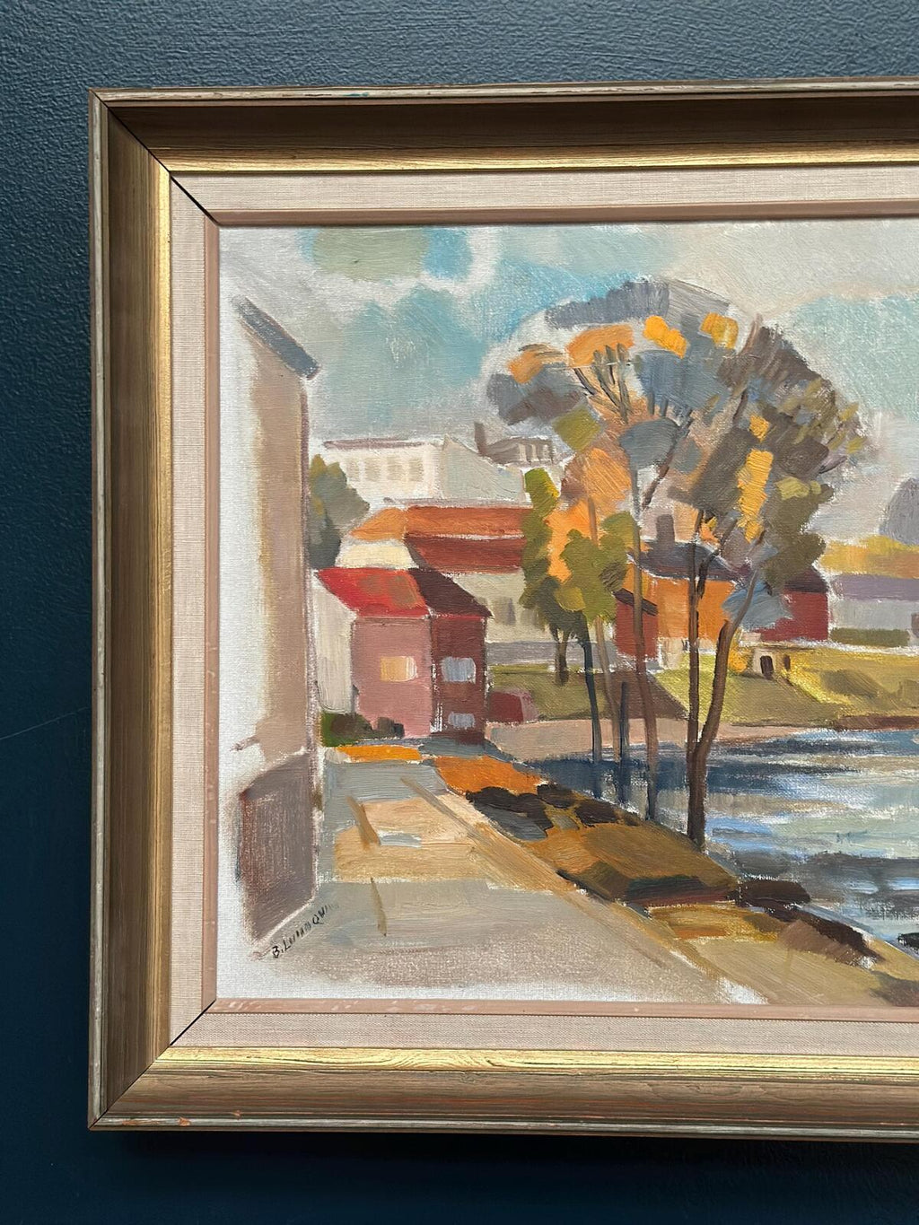 “Riverside Village” by B. Lundqvist