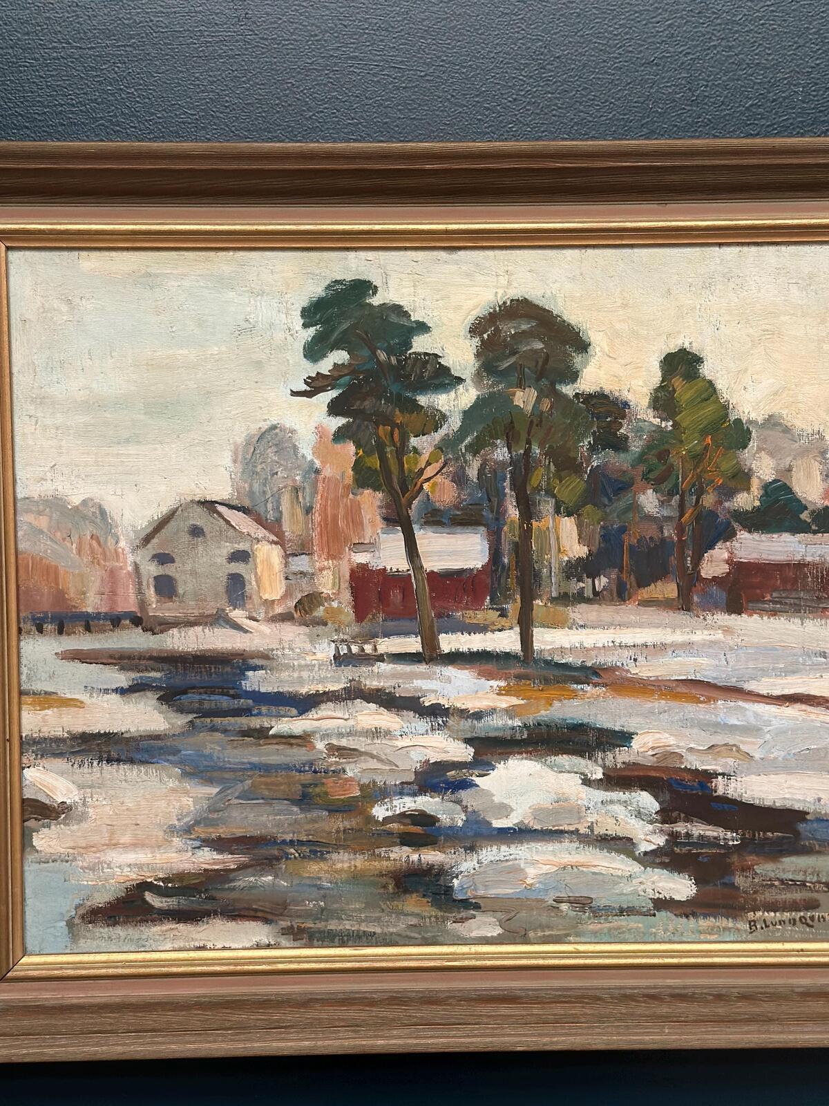 “Winter Landscape” by B. Lundqvist