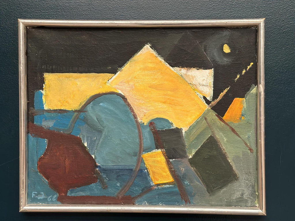 “Abstract Composition” – Dated 1966