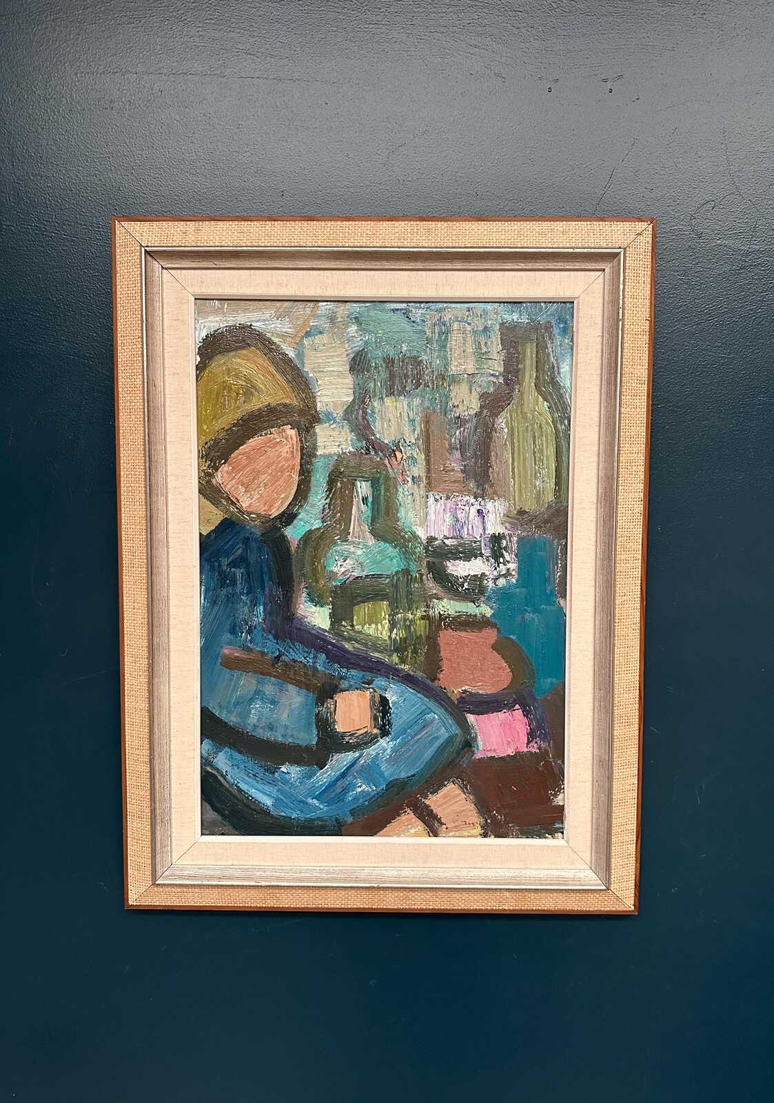 “Figure and Bottle ” by Gösta Falck