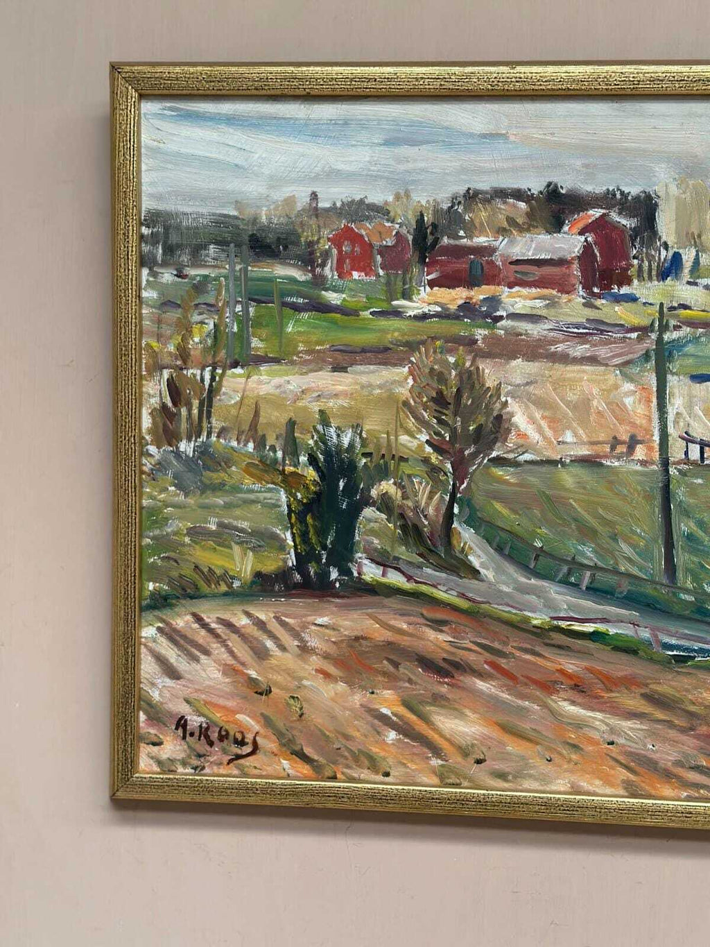 “Landscape” by Alexander Roos (1895–1973)