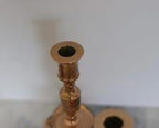 Pair of Swedish Brass Candleholders