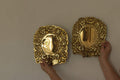 Pair of Mid-Century Swedish Brass Sconces