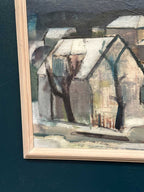“Winter Night over the City” by Helmer Forslund