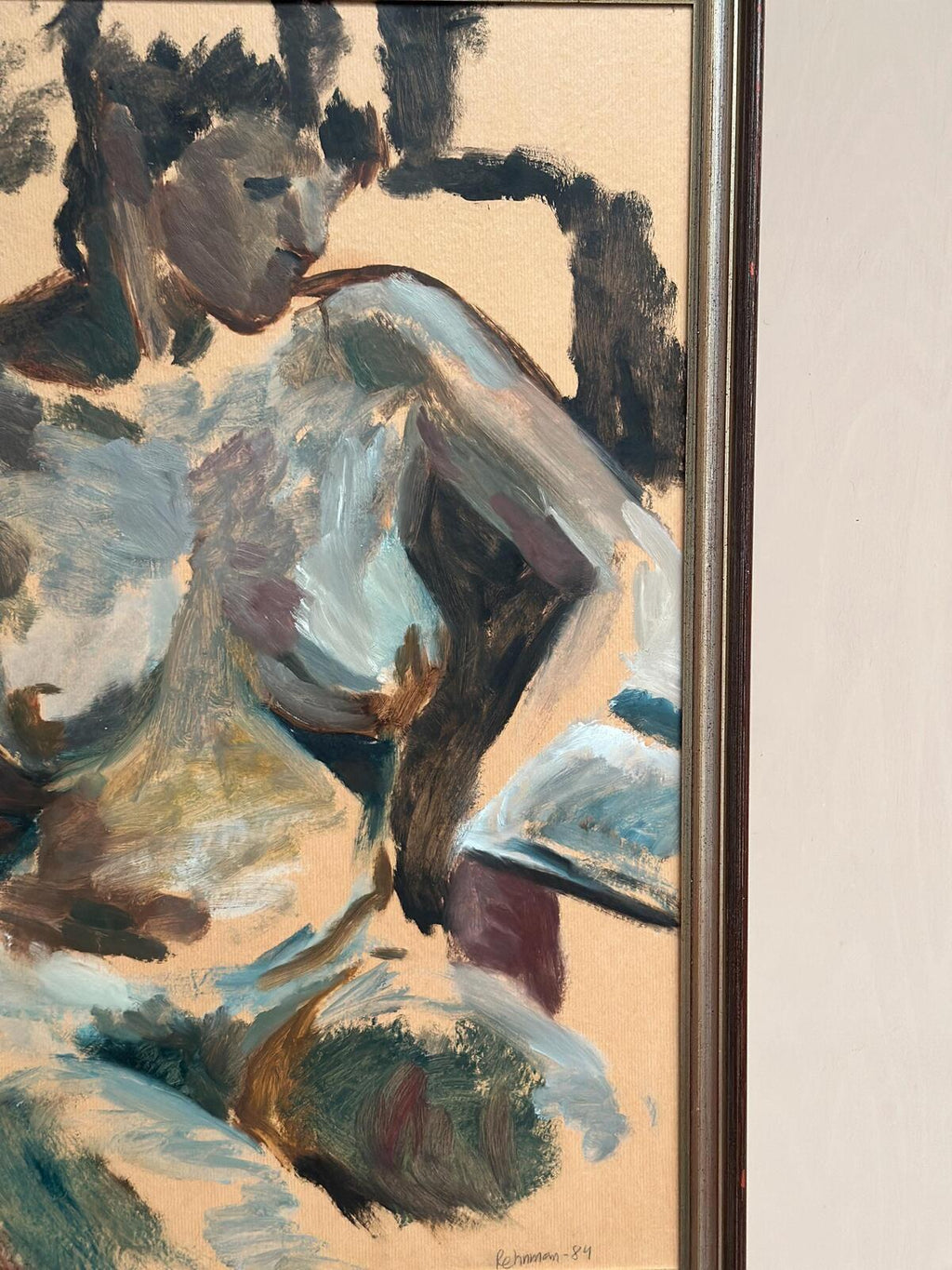 “Nude Study” by Mats Rehnman – Dated 1984