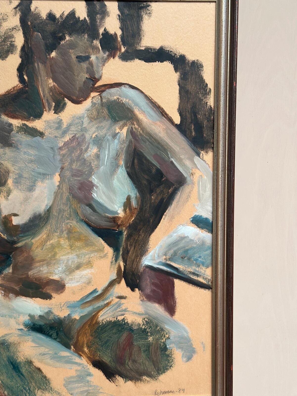 “Nude Study” by Mats Rehnman – Dated 1984