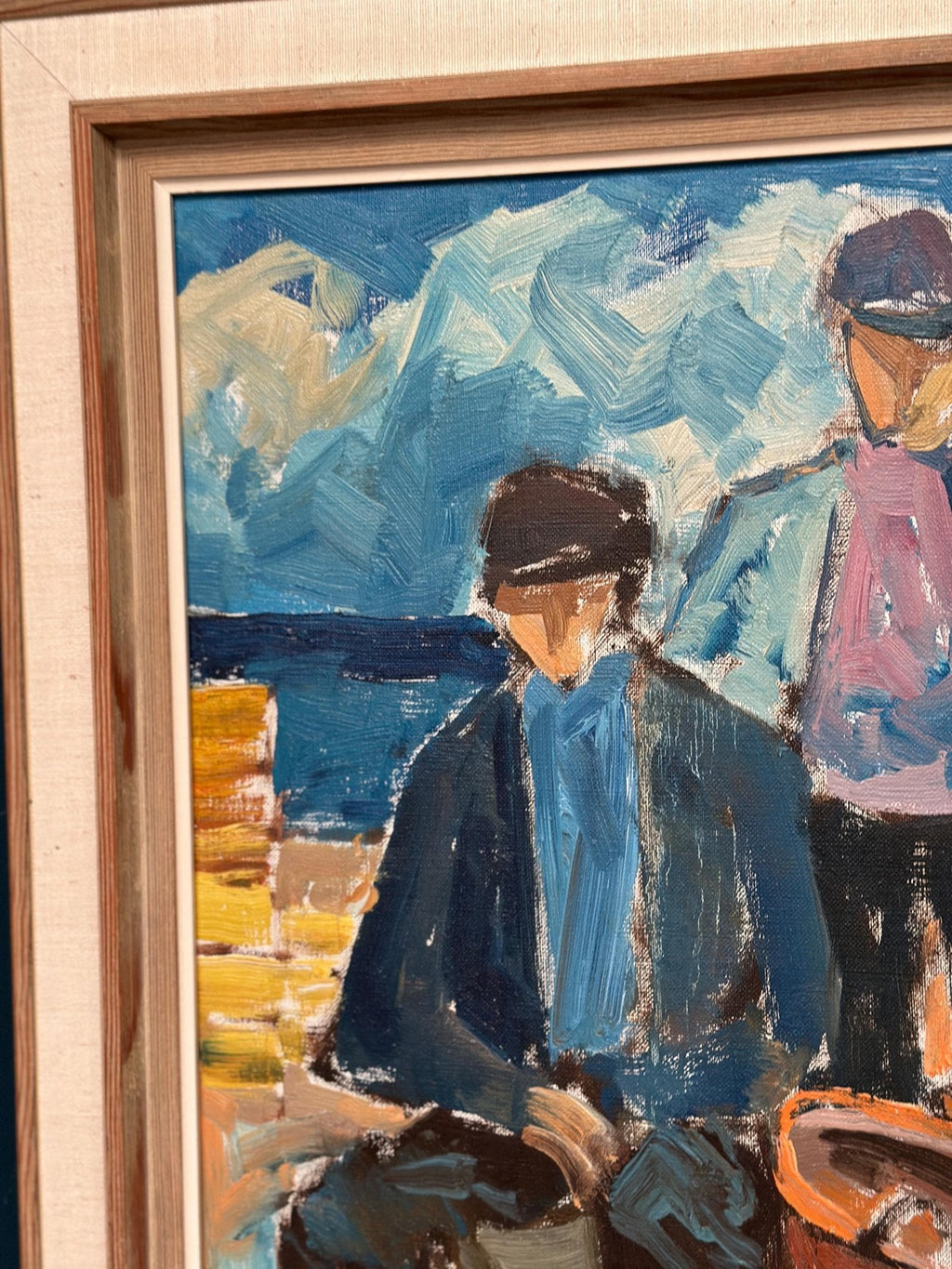 “Figures at the Fish Shed” by Svend Nielsen