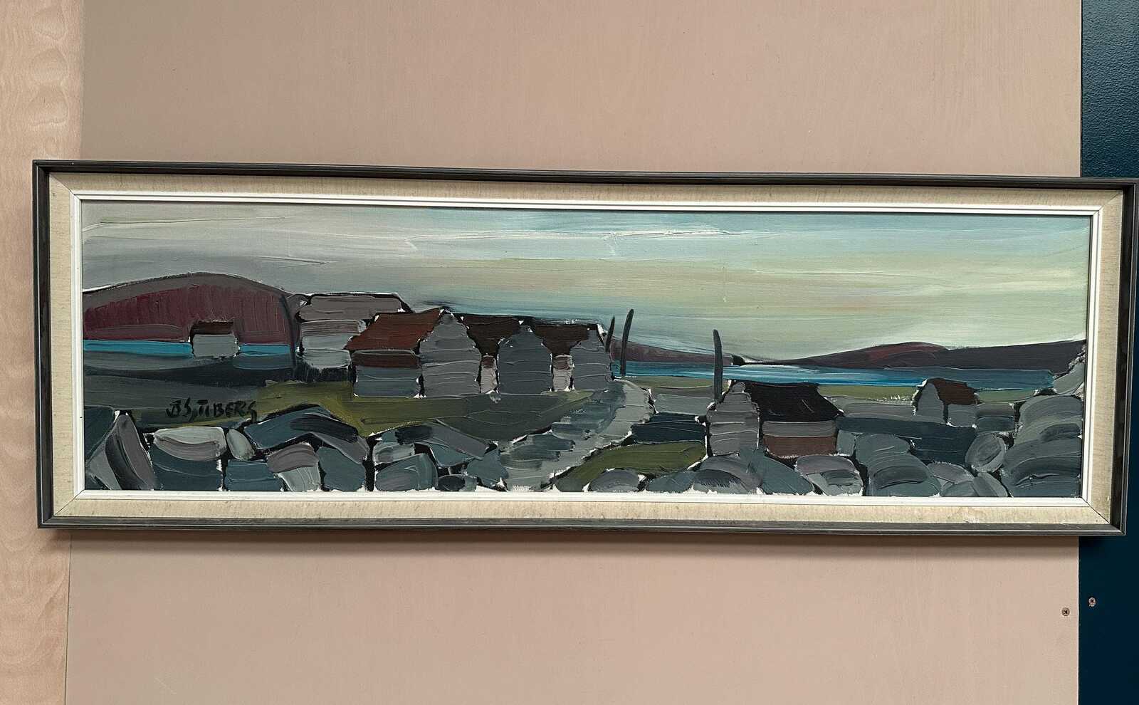 “Coastal Village” by Bo Sjöberg