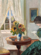 “Woman Reading” by Edith Gert
