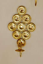 Pair Of Mid Century Swedish Brass Sconces
