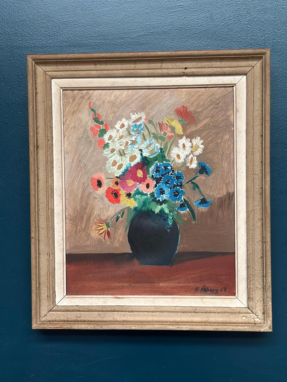 “Flowers in Vase” by B. Åberg