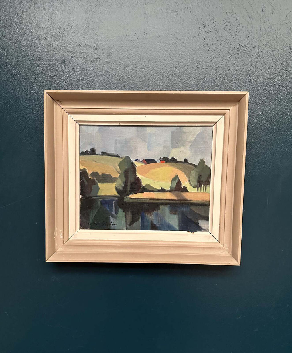 “Landscape with Huts” by Ruben Hedin