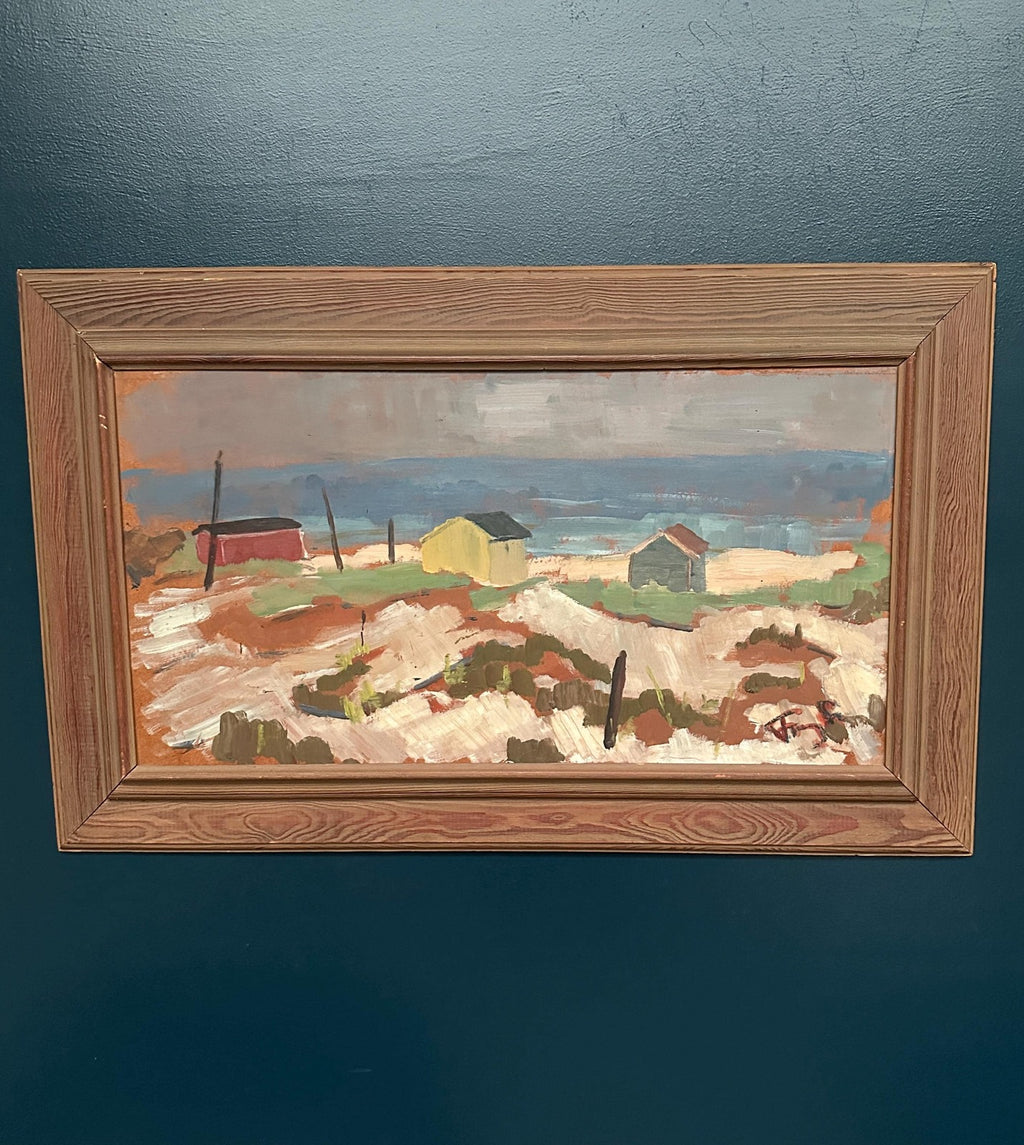 “Coastal Village” by Frans Lundberg