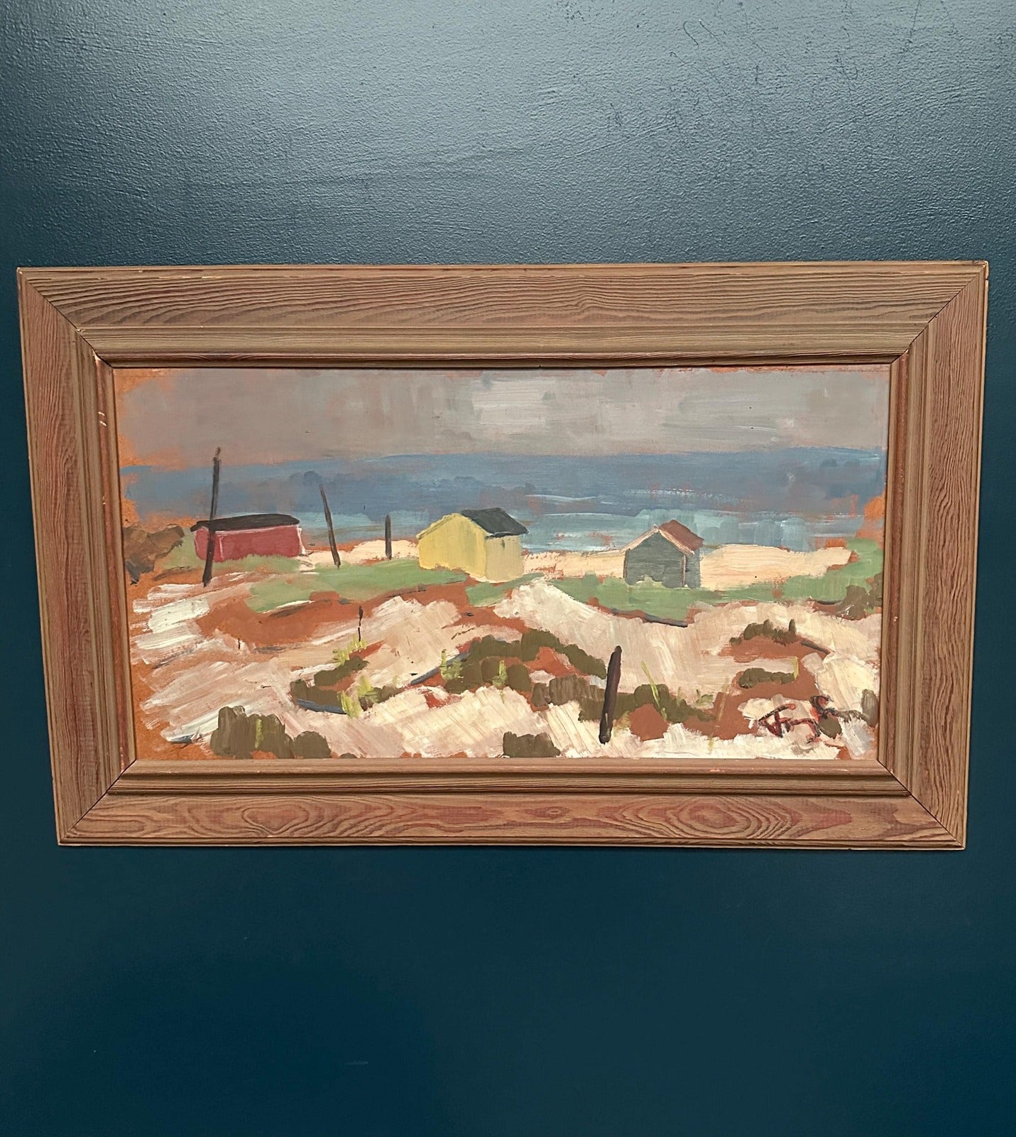 “Coastal Village” by Frans Lundberg