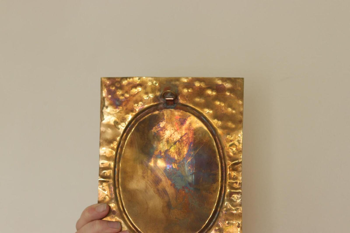 Pair Of  Swedish Brass Sconces