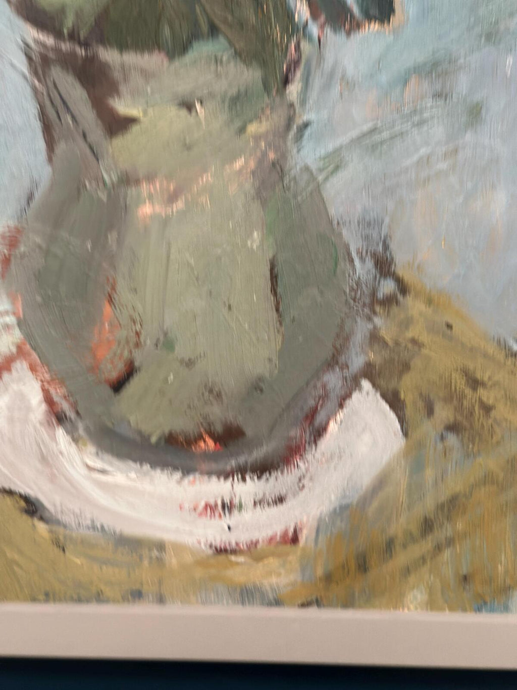 Flowers in Green Vase