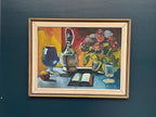 “Book and Flowers” by Eyvind Olesen