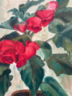 “Red Flower in Pot” by Gertrud Wiberg