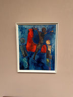 “PRÆSENTATION I BLÅT” by Marino Marini