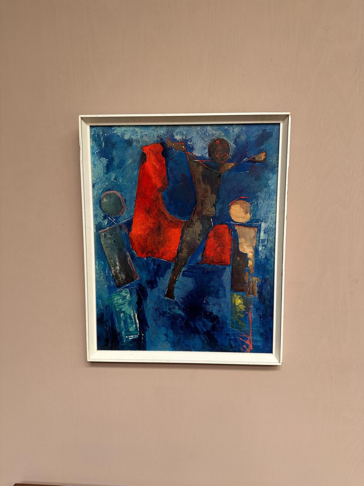 “PRÆSENTATION I BLÅT” by Marino Marini
