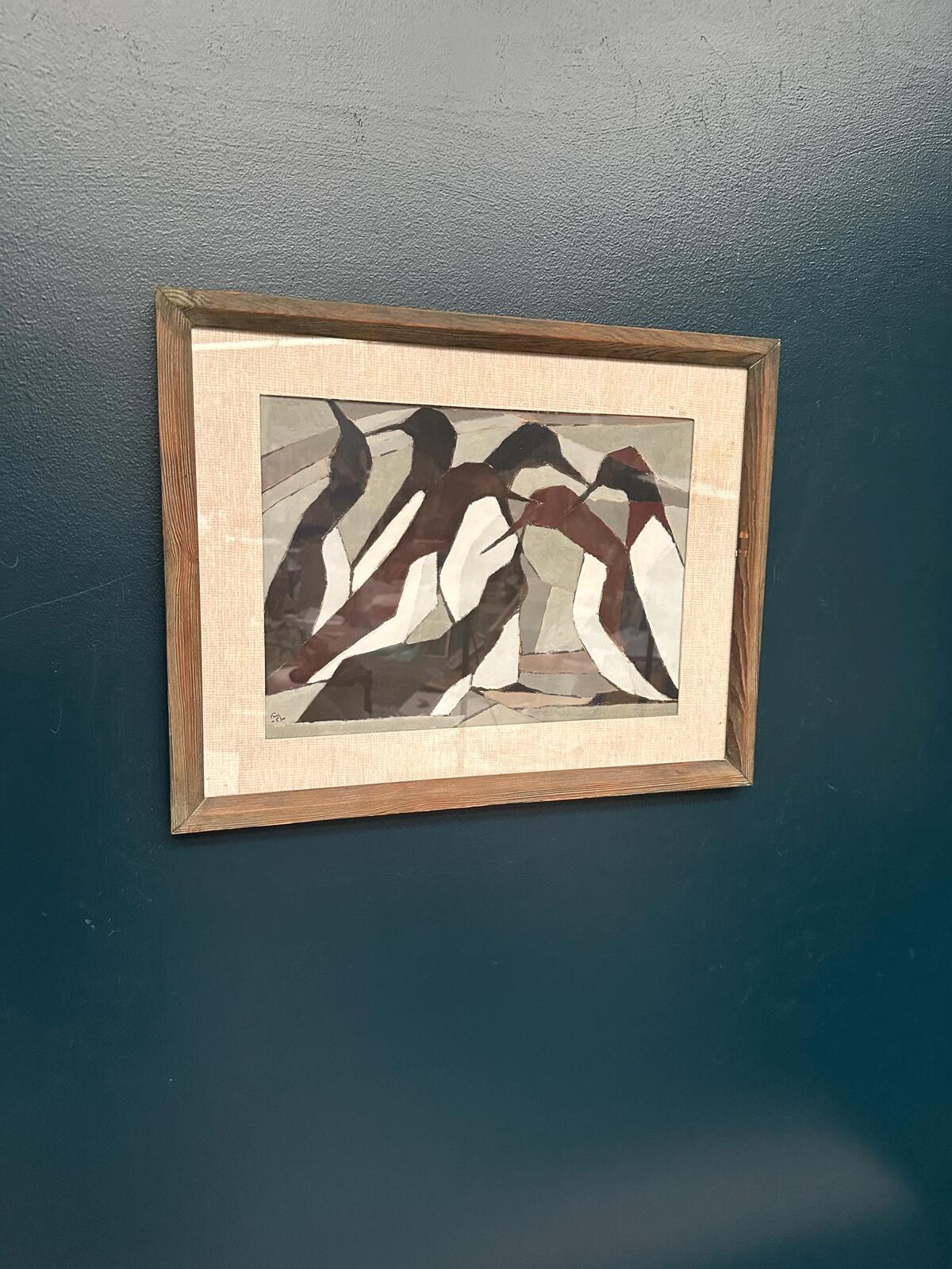 “Herring Pigs” by Kurt Ullberger –   Dated 1952