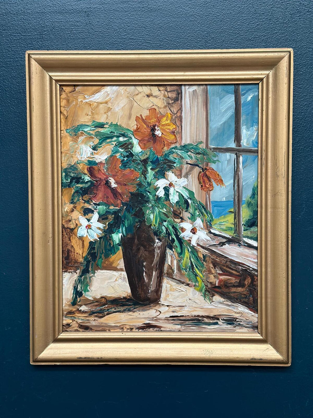 “Flower Painting” by Magnus Tull